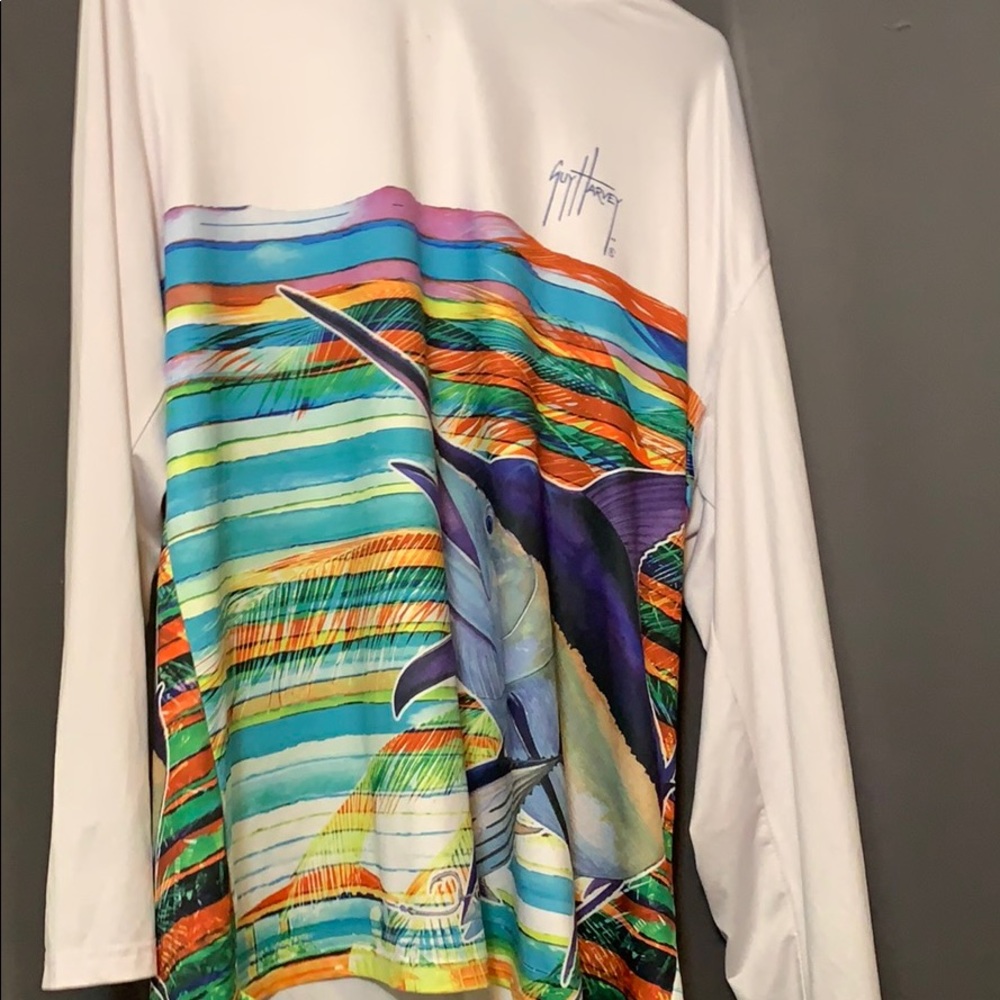 Guy harvey long sleeve fishing shirt